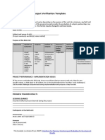 PPM_Programme and Project Management_Monitor_Output Verification Template