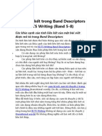Tính Liên Kết Trong Band Descriptors IELTS Writing (Band 5-8)