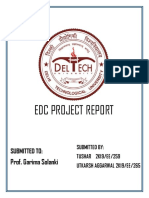 Edc Project Report: Prof. Garima Solanki