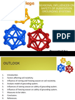 Seasonal Influences On Safety of Substation Grounding Systems