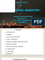 "Lightning Arrester": Seminar Report ON