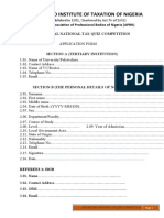 Tax Quiz Form