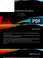 Class-12 Business Studies: Ch-4 Planning Made By-Harsh Kothari 12-E