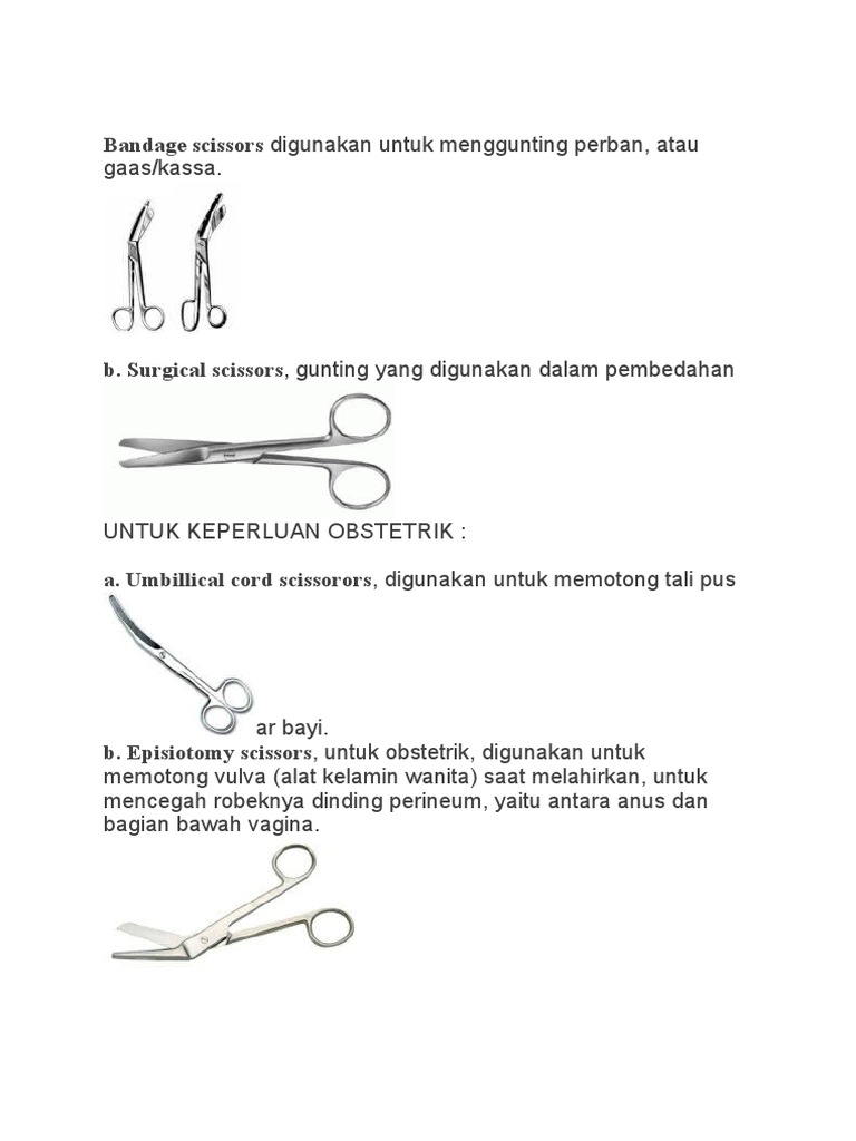 Alat Bedah Minor dan Fungsinya | PDF
