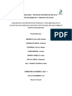 Análisis de Los Supuestos de Nulidad y Anulabilidad en La Acción de Invalidez Del Segundo Cónyuge Del Bígamo Sobre Su Propio Matrimonio