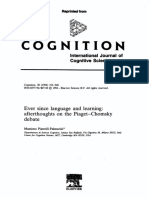 M. Piatelli-Palmarini - Ever Since Language and Learning_ Afterthoughts on the Piaget Chomsky Debate-Elsevier (1994)