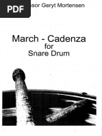 Intermediate Snare Drum Studies - Mitchell Peters | PDF
