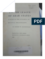 1965, Macdonalds, The League of Arab States - A Study in the Dynamics of the Organzation