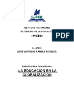 La Educacioon en La Globalizacion