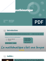 La Langue Mathématiques