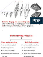Hammer Forging Two Connecting Rods : (A) (B) (C) (D) (E) (F) (G) (H)