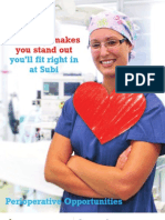 ST John of God Hospital Subiaco: Perioperative Nurses Brochure