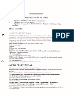 Documentos Ordinario de La Misa