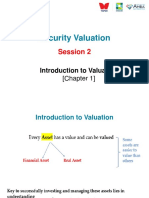 Session 2 (CH 1 - Introduction To Valuation)