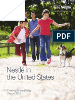 Nestlé in The United States: Creating Shared Value Report 2013