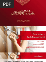 Prosthetics-Early Management