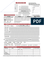 Admission Application Form