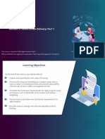 Lesson 4 - Value - Driven - Delivery - Part 1