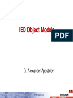IED Object Models: Dr. Alexander Apostolov