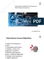 Data Science With Python Certification Training Course With