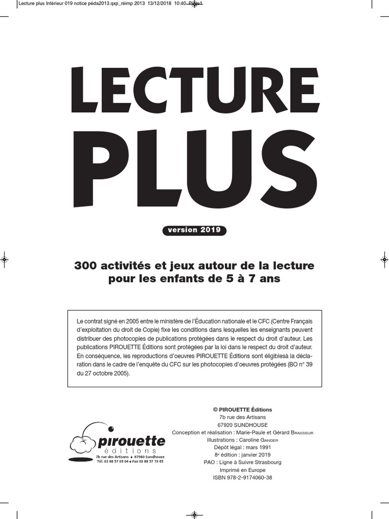 Lecture Plus Pdf Syllabe Fichier Informatique