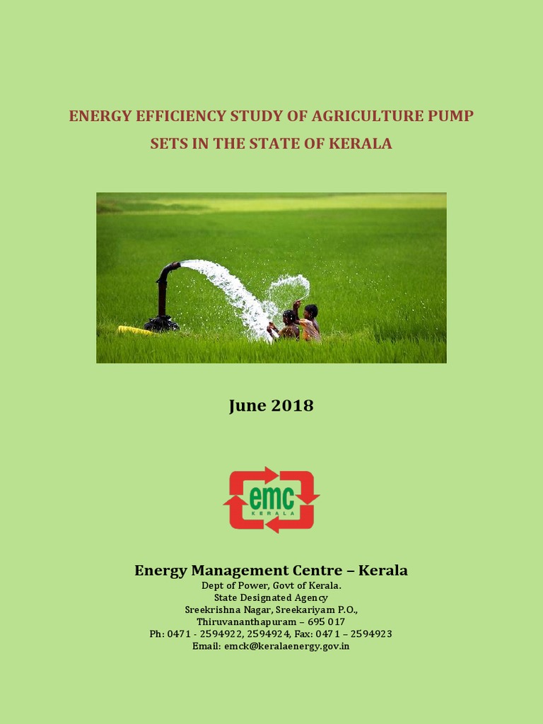 Energy Efficiency of Kerala's Pumps | PDF | Pump | World Energy Consumption