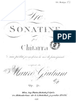 Giuliani, Op. 71 - 3 Sonatinas