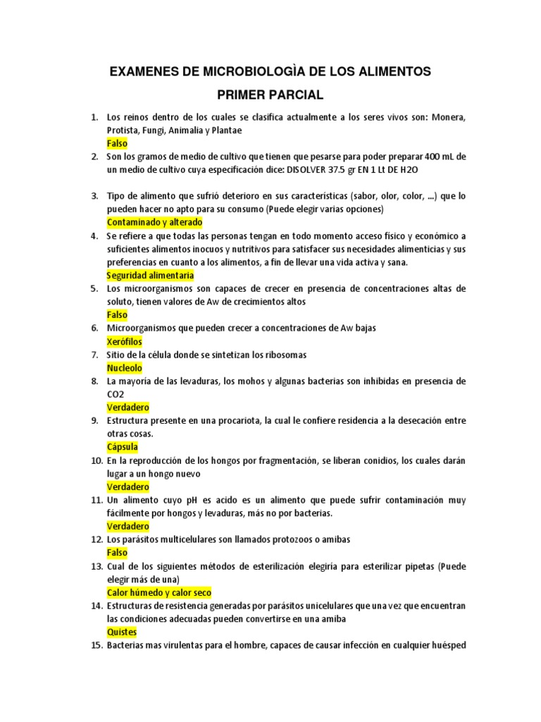 Microbiologìa de Los Alimentos | PDF | Sistema inmune | Las bacterias