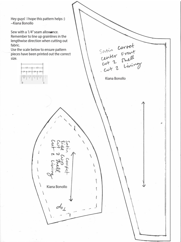 Corset Pattern Pdf