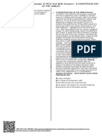 585 Reading Comprehension Passage 15 MCQ Test With Answers A Disastrous Day at The Gables