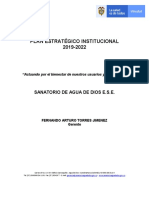 Plan Estrategico y Plan de Gestion 2018 2022 V1