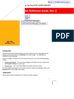 Quick Reference Guide, Rev. C: Kodak Dryview 8100 Laser Imager