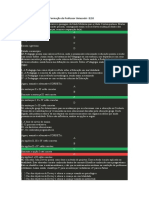 Avaliação I - Didática e A Formação Do Professor - Uniasselvi