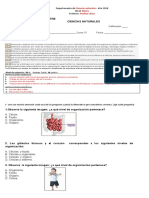 EXAMEN II SEMESTRE Ciencias 5° Con Correcciones