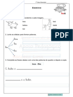 Primeiro Ano Atividades Iniciais