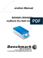 Benchmark BSH5001-BSH5002 Instruction Manual