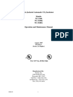 Manual de Instrucciones - Incubadora CO2 Nuaire NU-5100