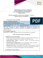 Guía de actividades y rúbrica de evaluación - Tarea 1 - Reconocimiento y presaberes