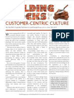 Customer-Centric Culture: For A