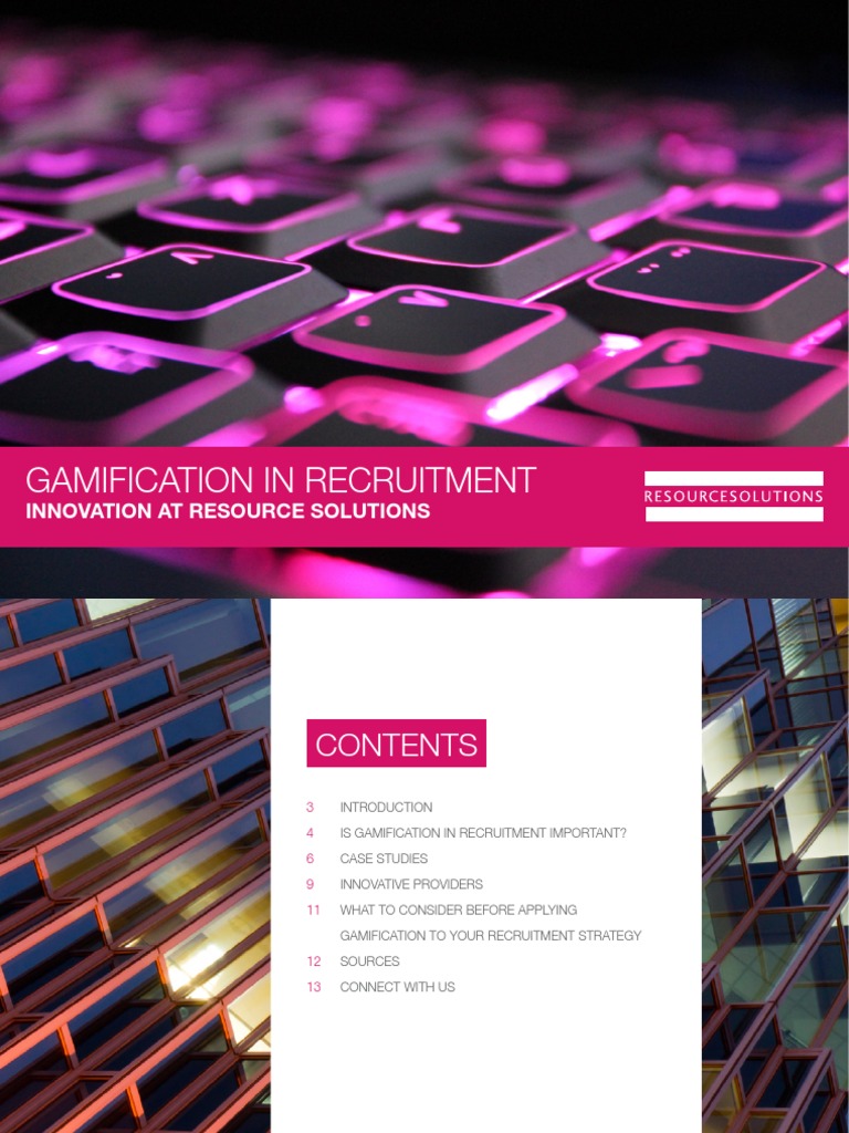 Gamification Strategies in Recruitment | PDF | Recruitment | Internet