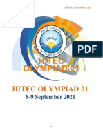 Hitec Olympiad 2021 Rulebook