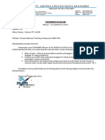 Surat Pemberitahuan Tentang Pembayaran BHP USO MITRA + Lampiran