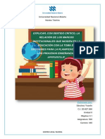 Relación marcos institucionales y toma decisiones planificación procesos enseñanza aprendizaje