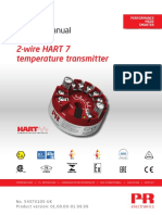 Product Manual: 2-Wire HART 7 Temperature Transmitter
