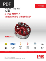 Product Manual: 2-Wire HART 7 Temperature Transmitter