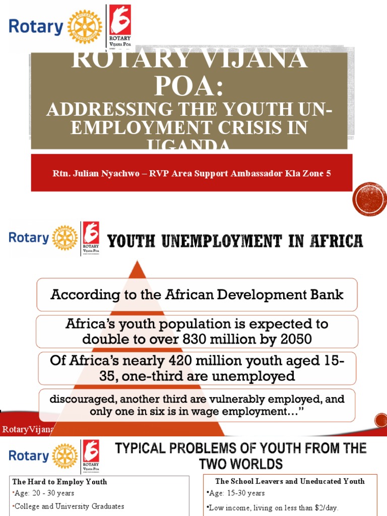 Rotary Vijana Poa Solving The Youth Unemployment Crisis in Uganda RC