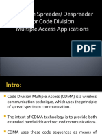 A Secure Spreader-Despreader for Code Division