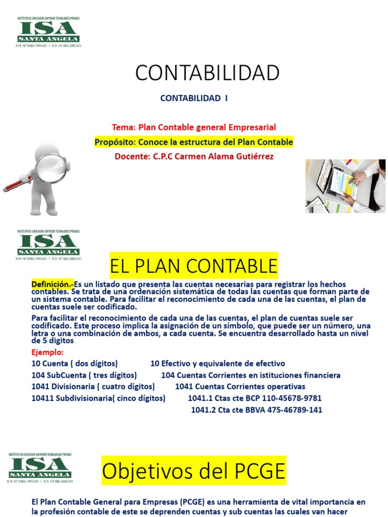 Plan Contable General Empresarial 2025 | PDF | Contabilidad | Hoja de ...