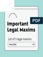 Legal Maxims 3