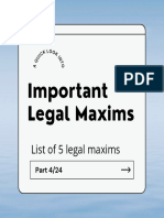 Legal Maxims 4